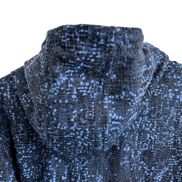 01. Algo Mens Large Pullover Hoodie Blue Digital Camo Performance Athleisure EUC - Picture 3 of 11